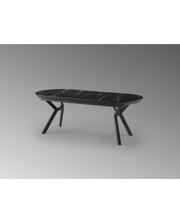 ANTEA- MESA COMEDOR- T MARMOL NEGRO